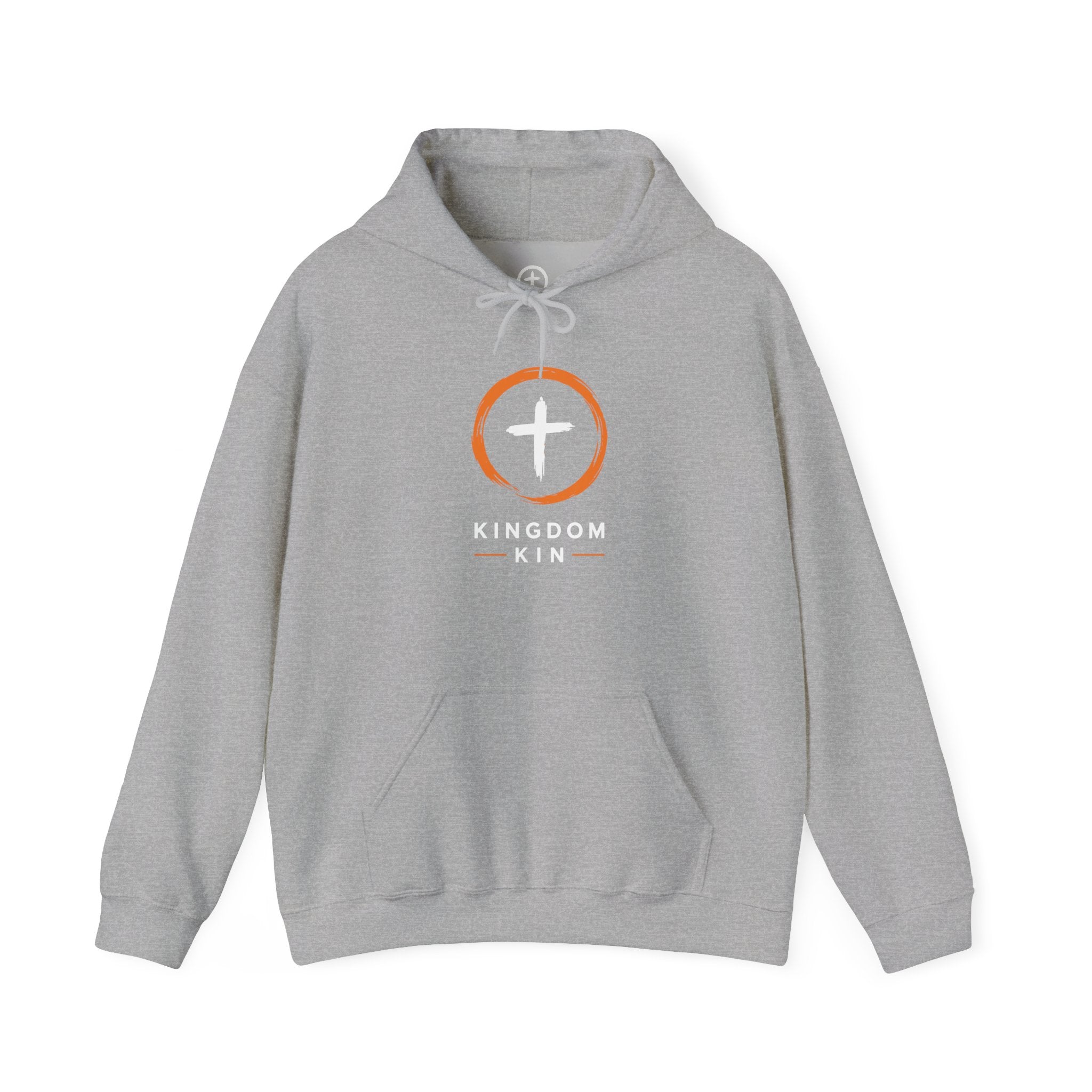 Kingdom Kin "ORANGE/WHITE" UNISEX HOODIE