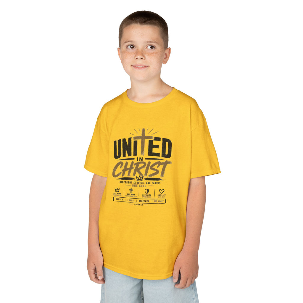 United in Christ Kids T‑Shirt
