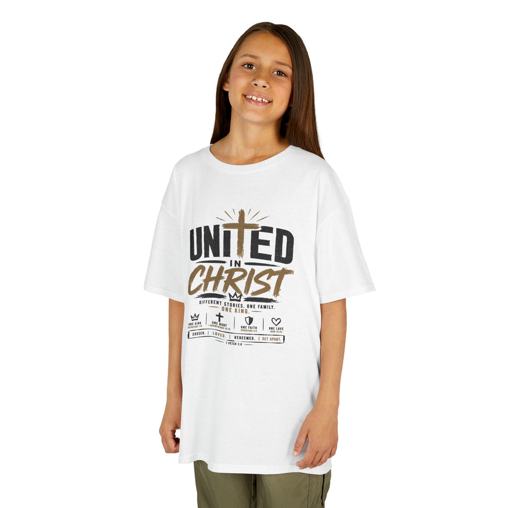 United in Christ Kids T‑Shirt
