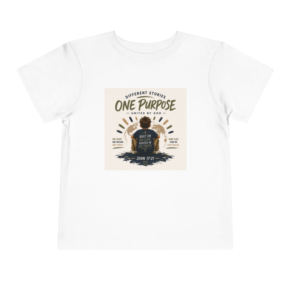 Toddler Tee — "One Purpose" Kids Shirt (John 17:21)