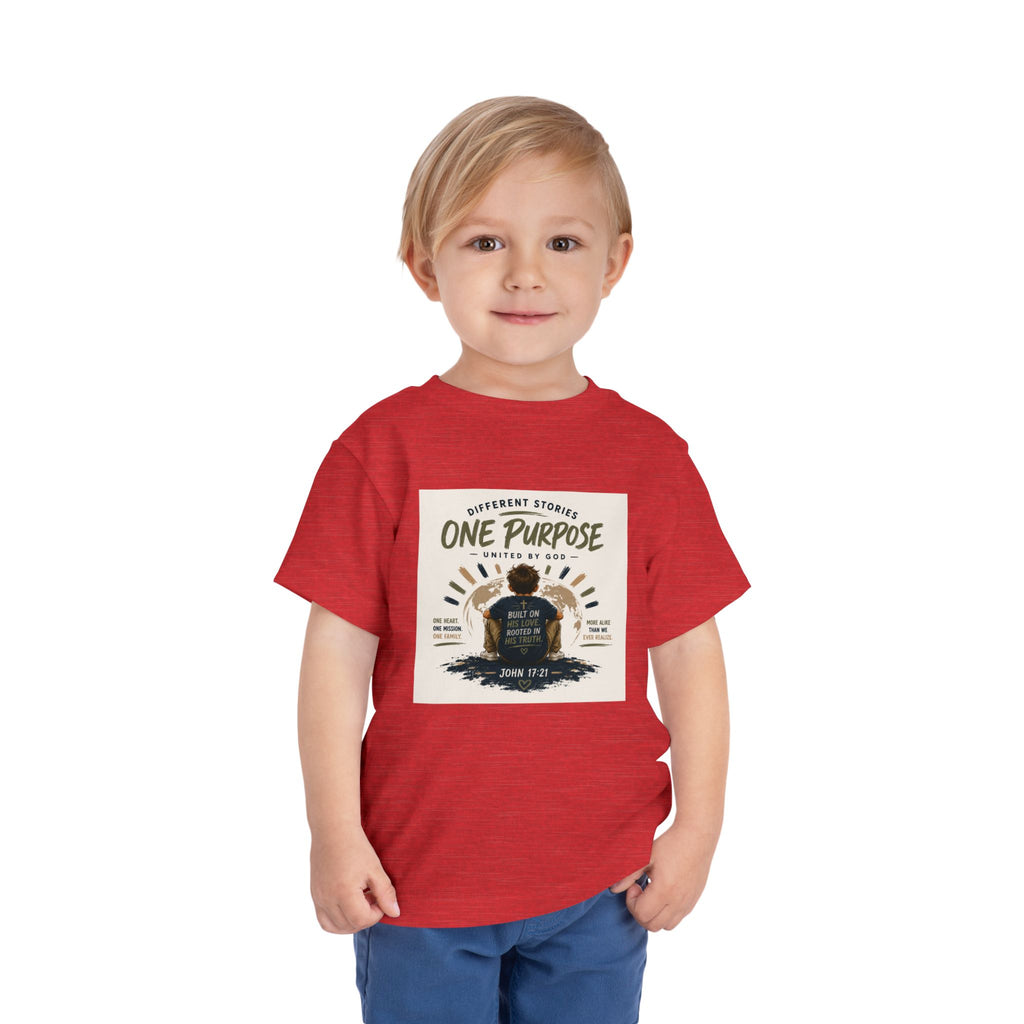 Toddler Tee — "One Purpose" Kids Shirt (John 17:21)