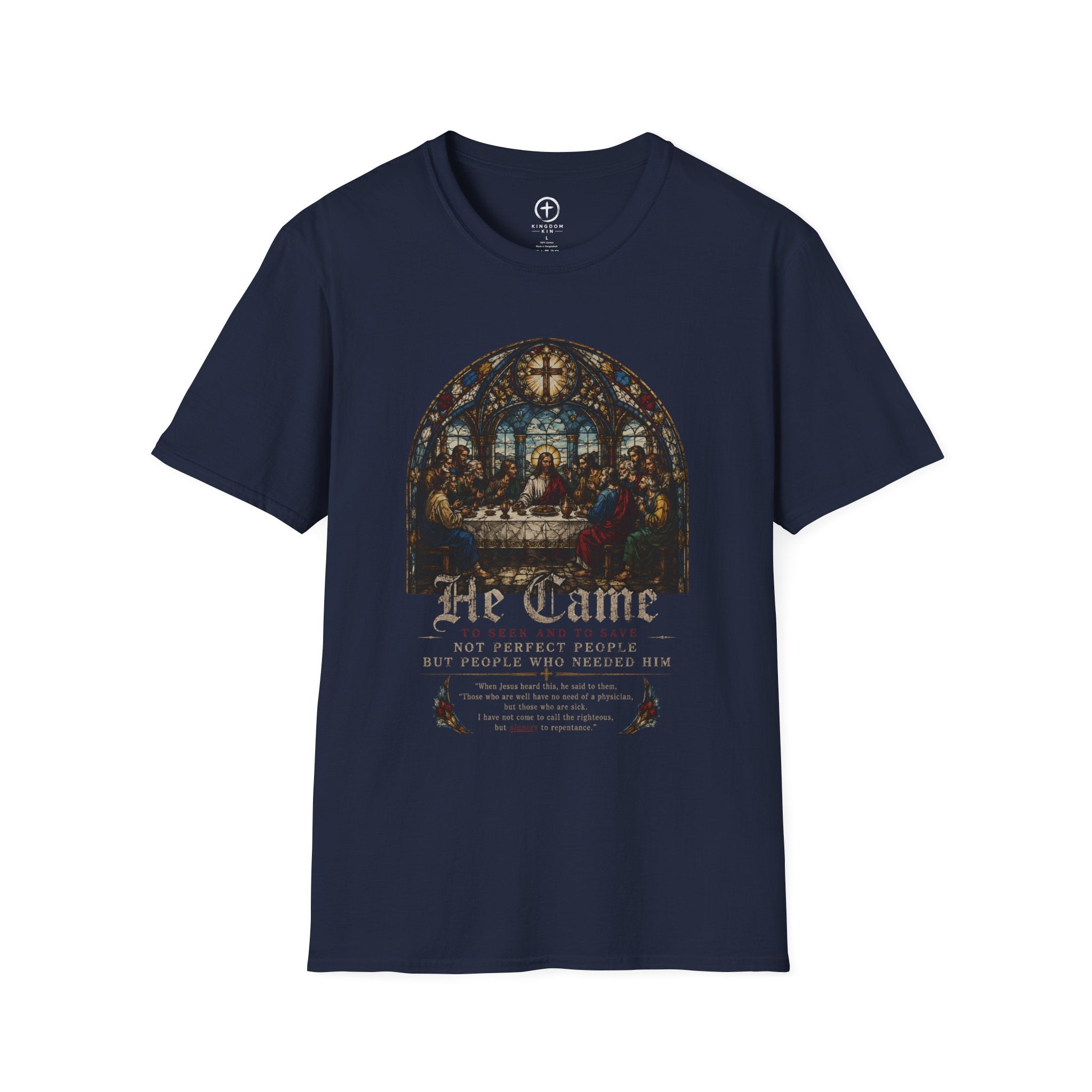 The Last Supper Stained Glass T-Shirt — He Came