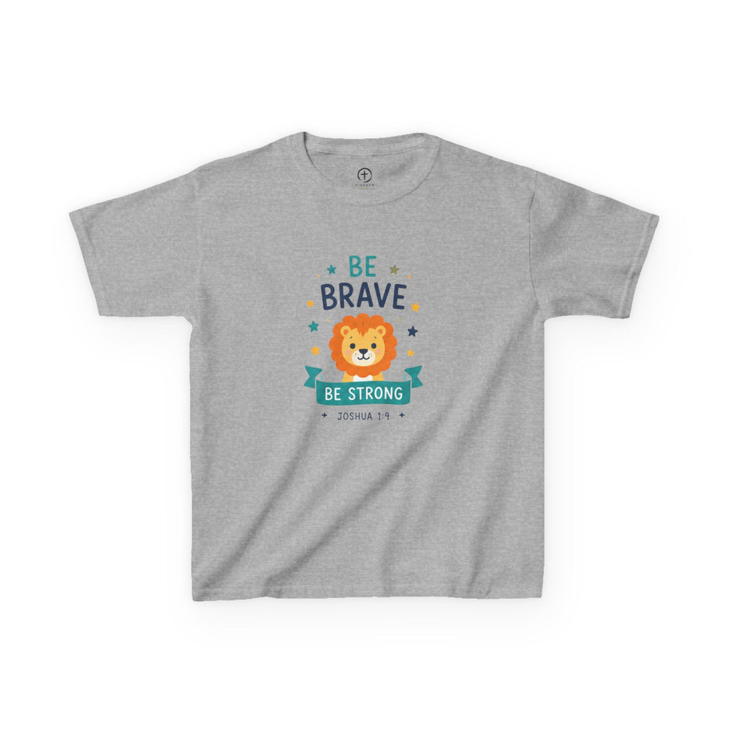 "Be Brave, Be Strong" Lion Boy's T Shirt