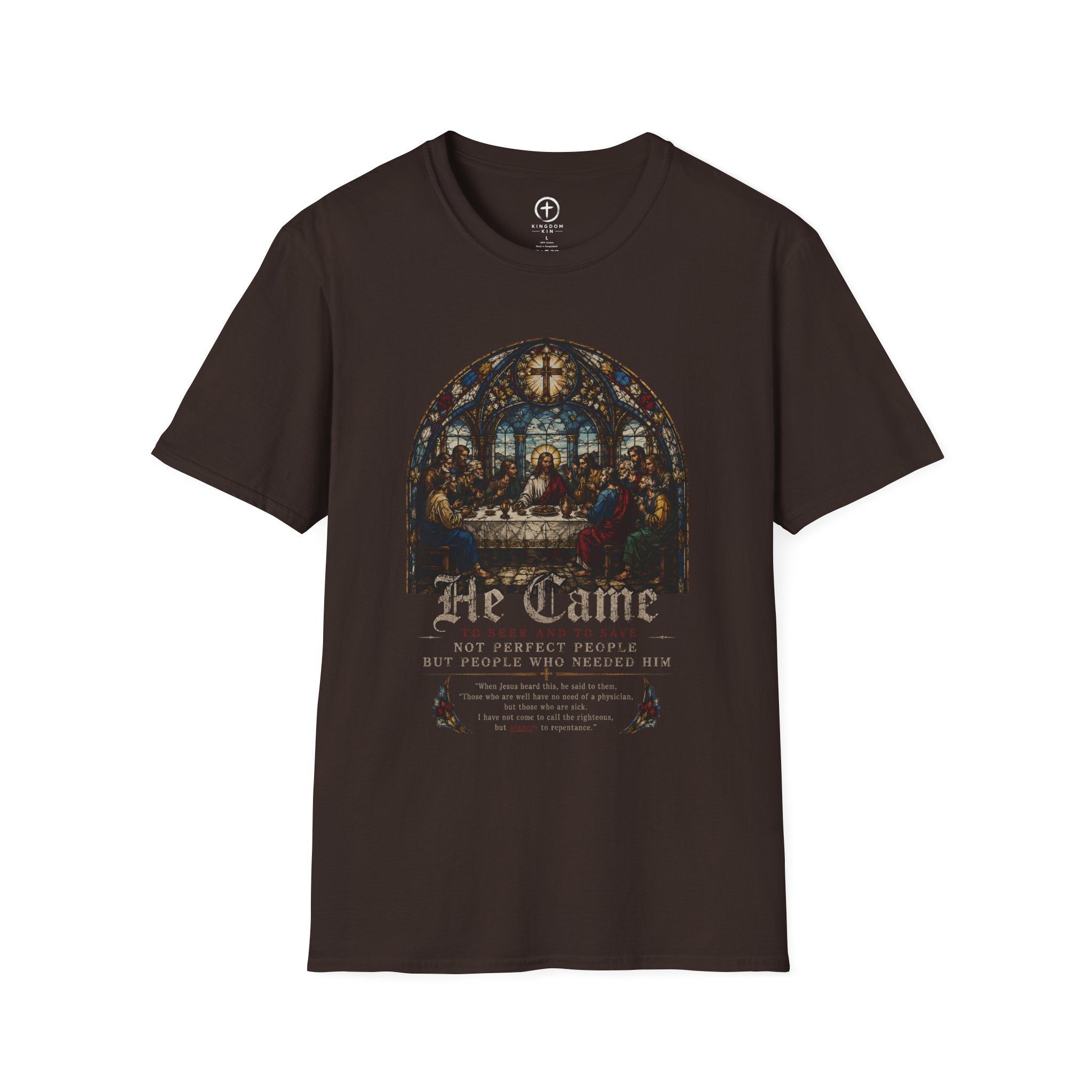 The Last Supper Stained Glass T-Shirt — He Came