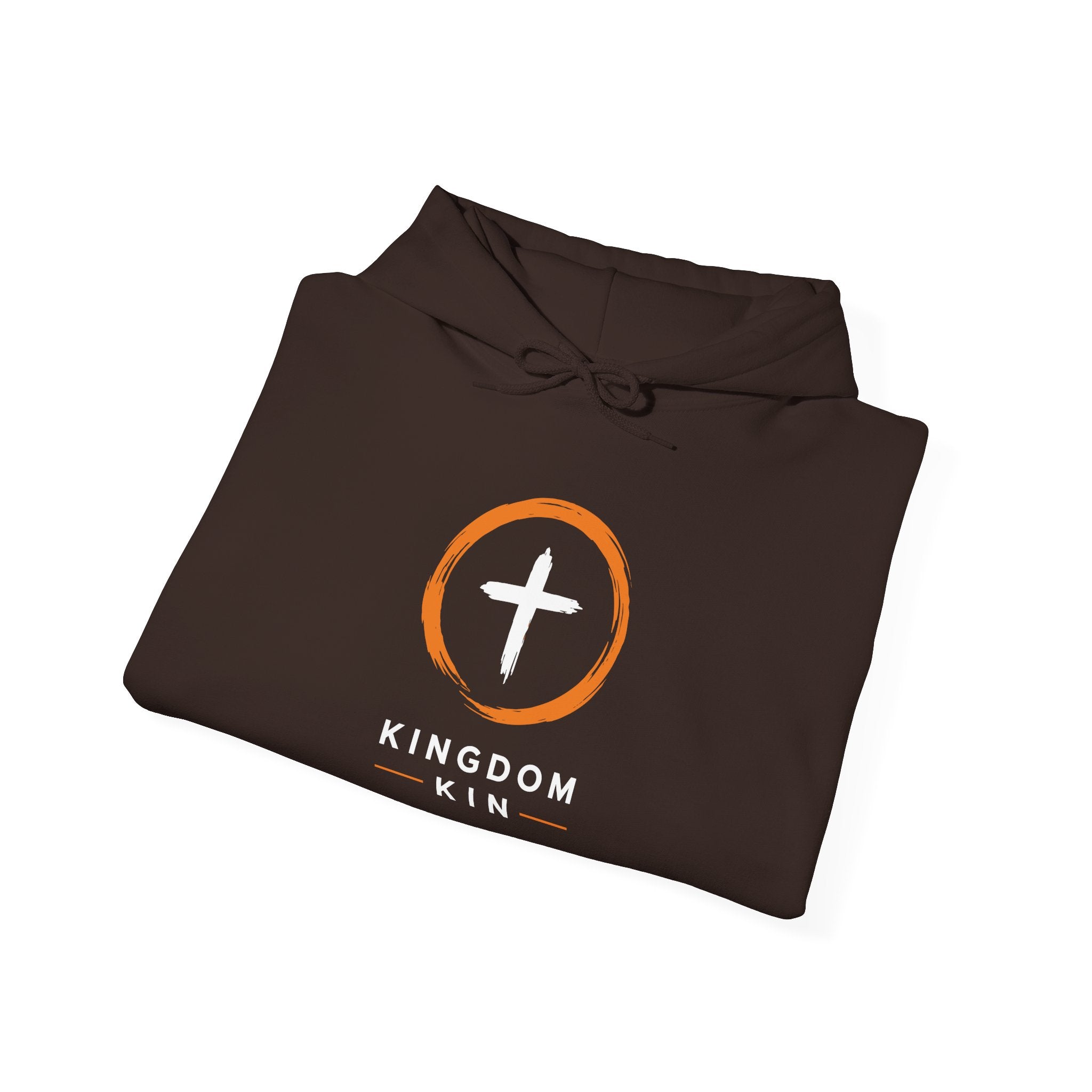 Kingdom Kin "ORANGE/WHITE" UNISEX HOODIE
