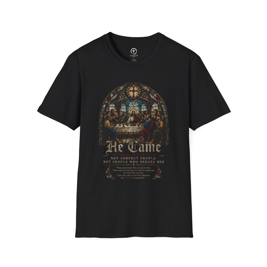 The Last Supper Stained Glass T-Shirt — He Came