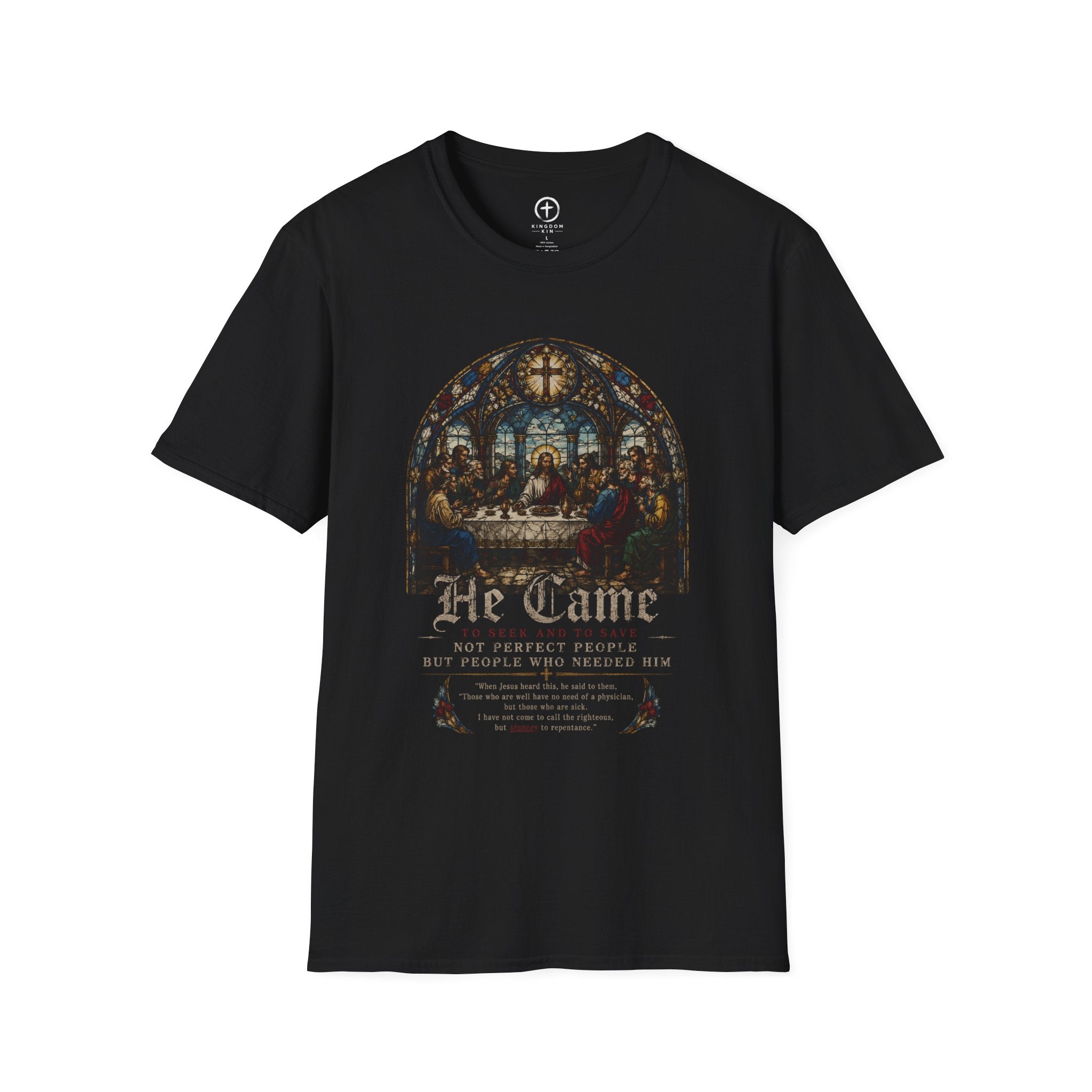 The Last Supper Stained Glass T-Shirt — He Came