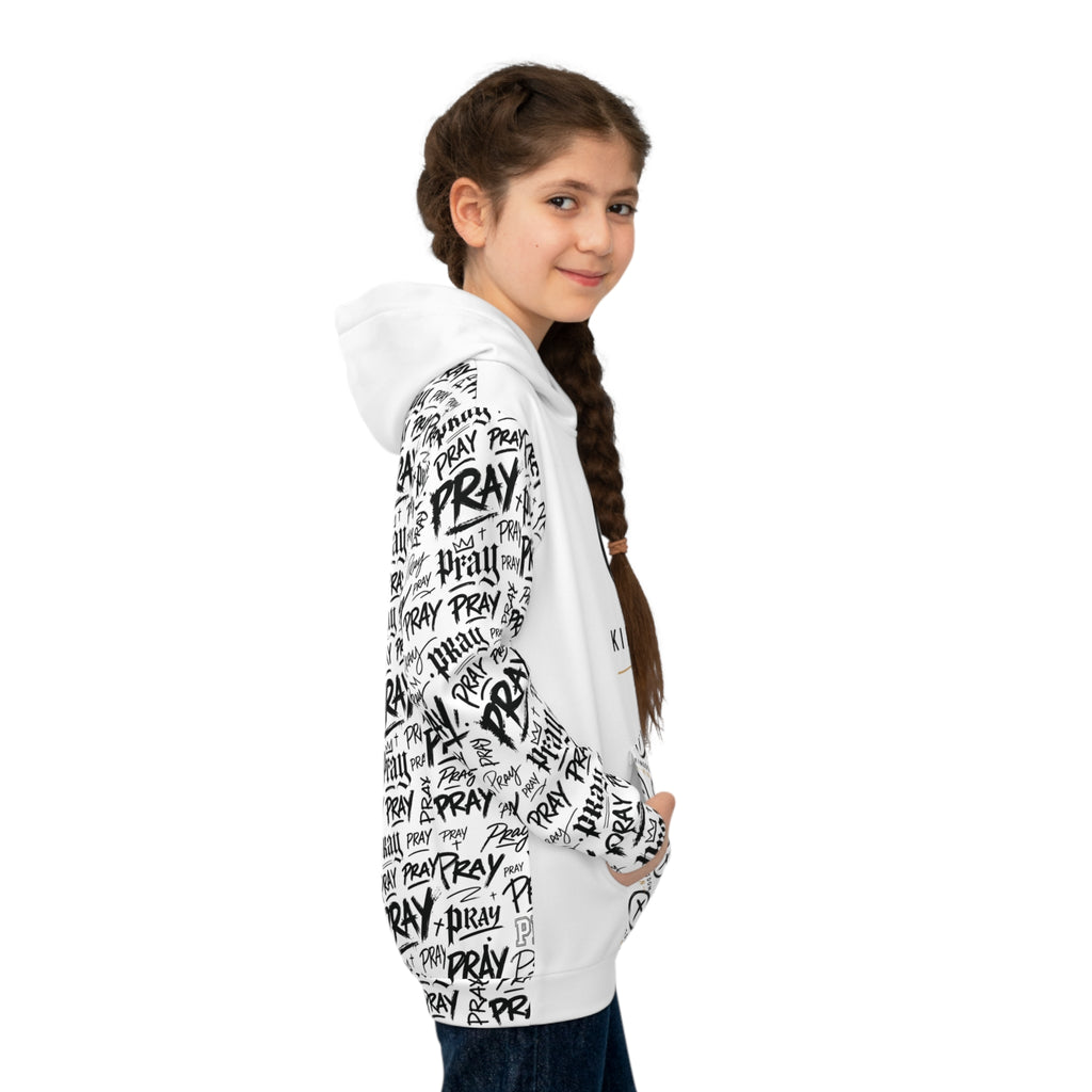 Kingdom Kid Prayer Hoodie — Children's All-Over Print Hoodie