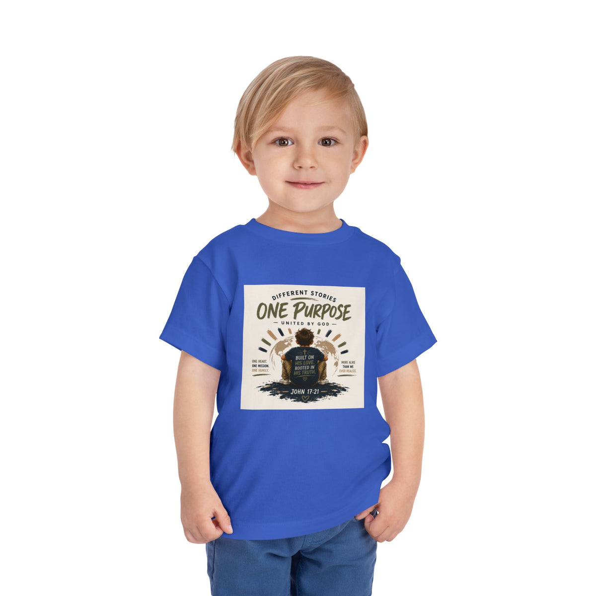 Toddler Tee — "One Purpose" Kids Shirt (John 17:21)