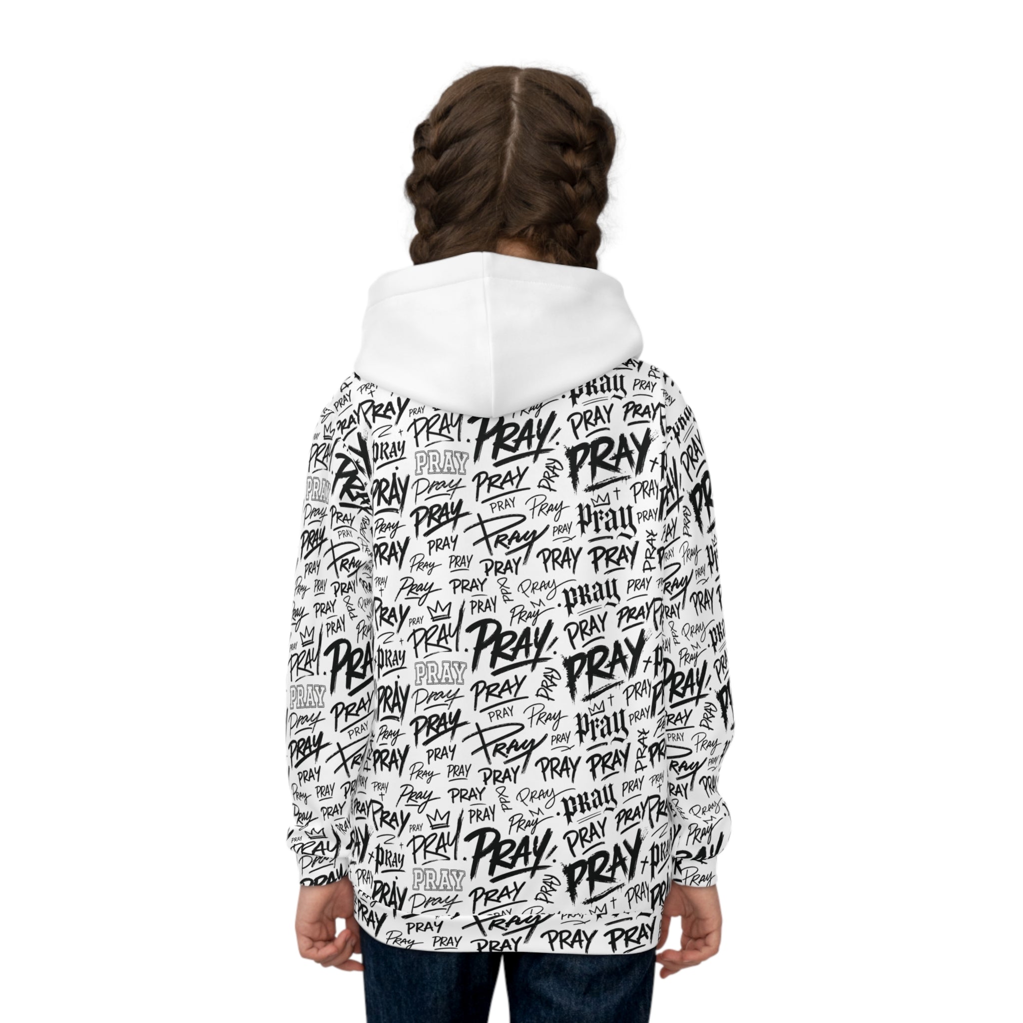 Kingdom Kid Prayer Hoodie — Children's All-Over Print Hoodie