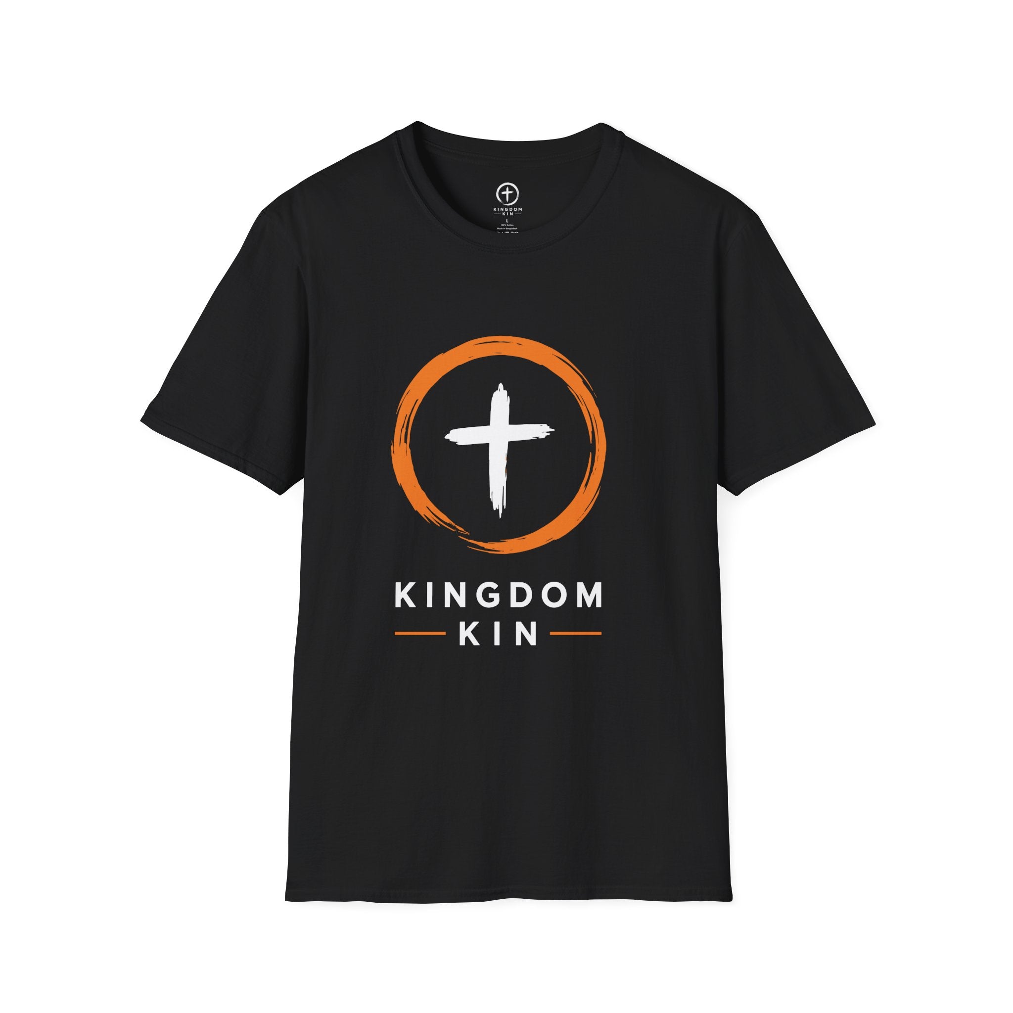 Kingdom Kin "ORANGE/WHITE" UNISEX T-Shirt