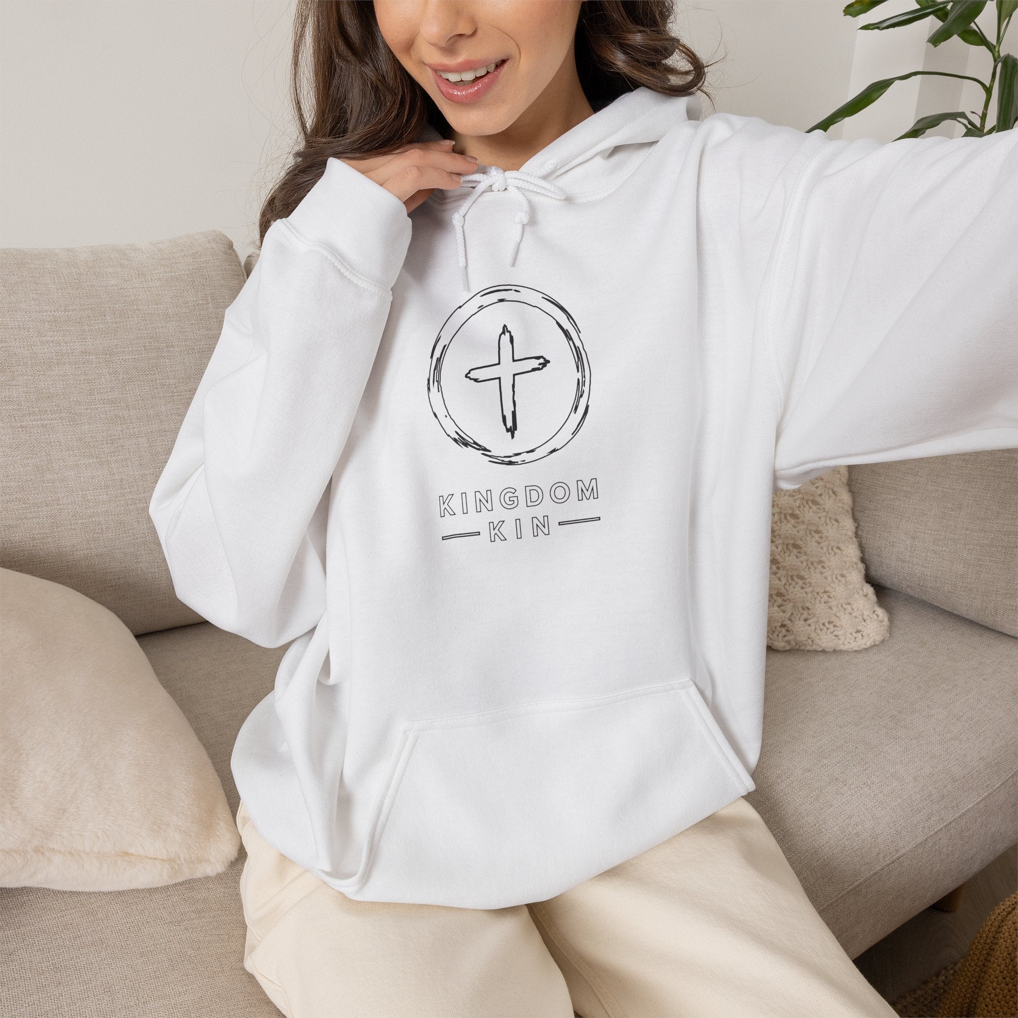 KINGDOM KIN UNISEX "OUTLINE" HOODIE