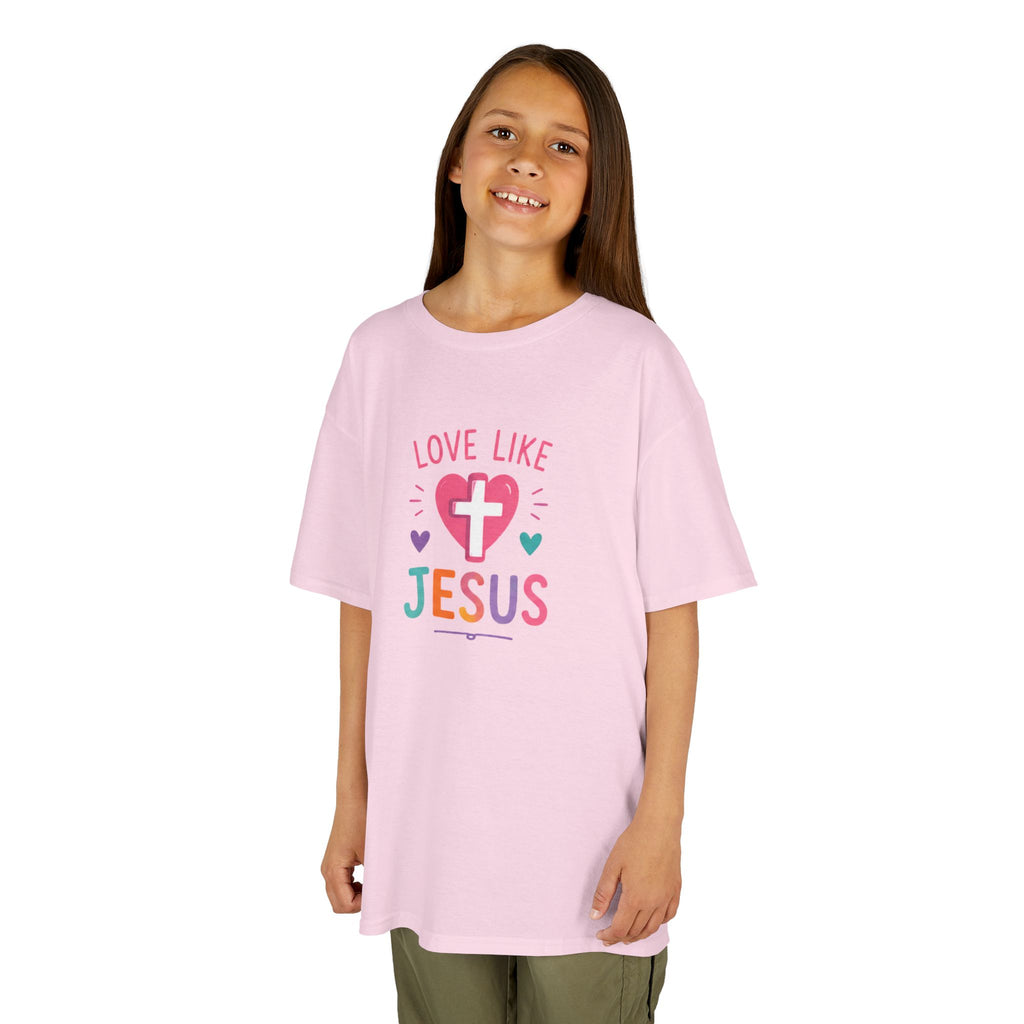 Kids Tee — "Love Like Jesus" Girl's Shirt