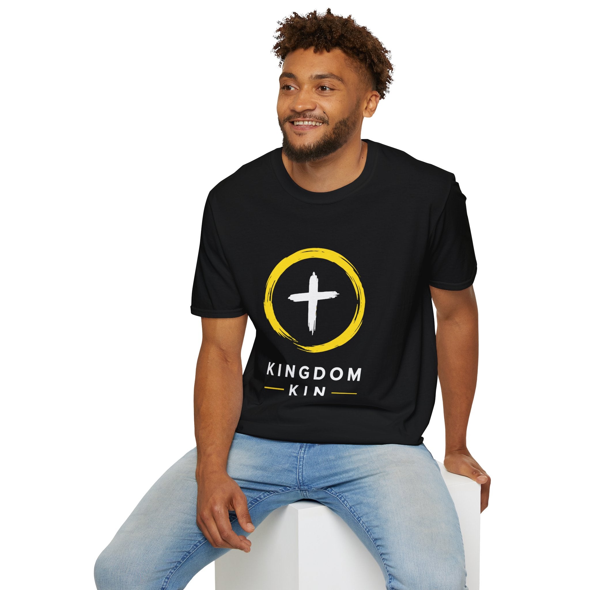 Kingdom Kin "YELLOW / WHITE" UNISEX T SHIRT