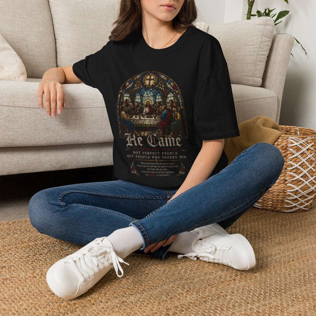 The Last Supper Stained Glass T-Shirt — He Came