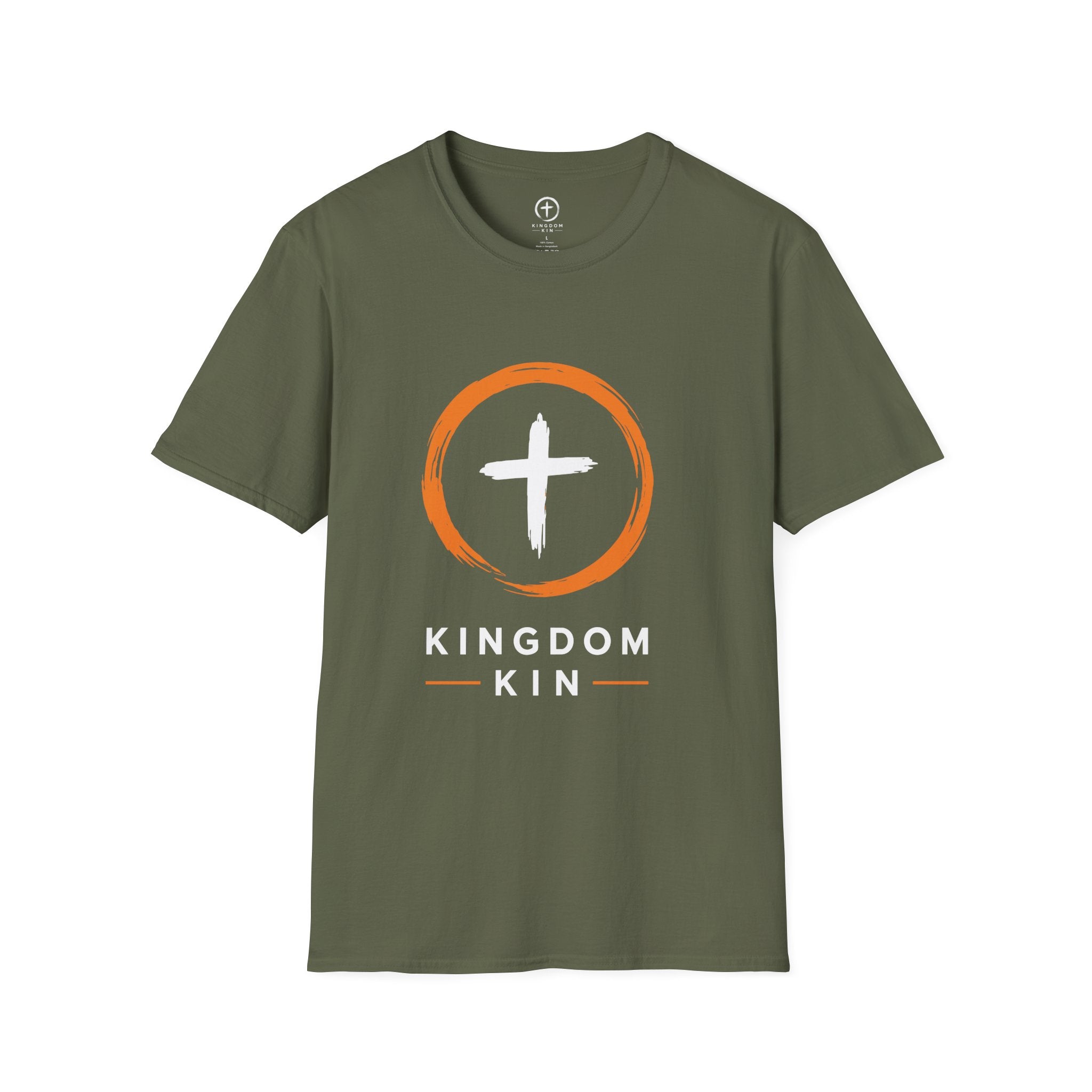 Kingdom Kin "ORANGE/WHITE" UNISEX T-Shirt