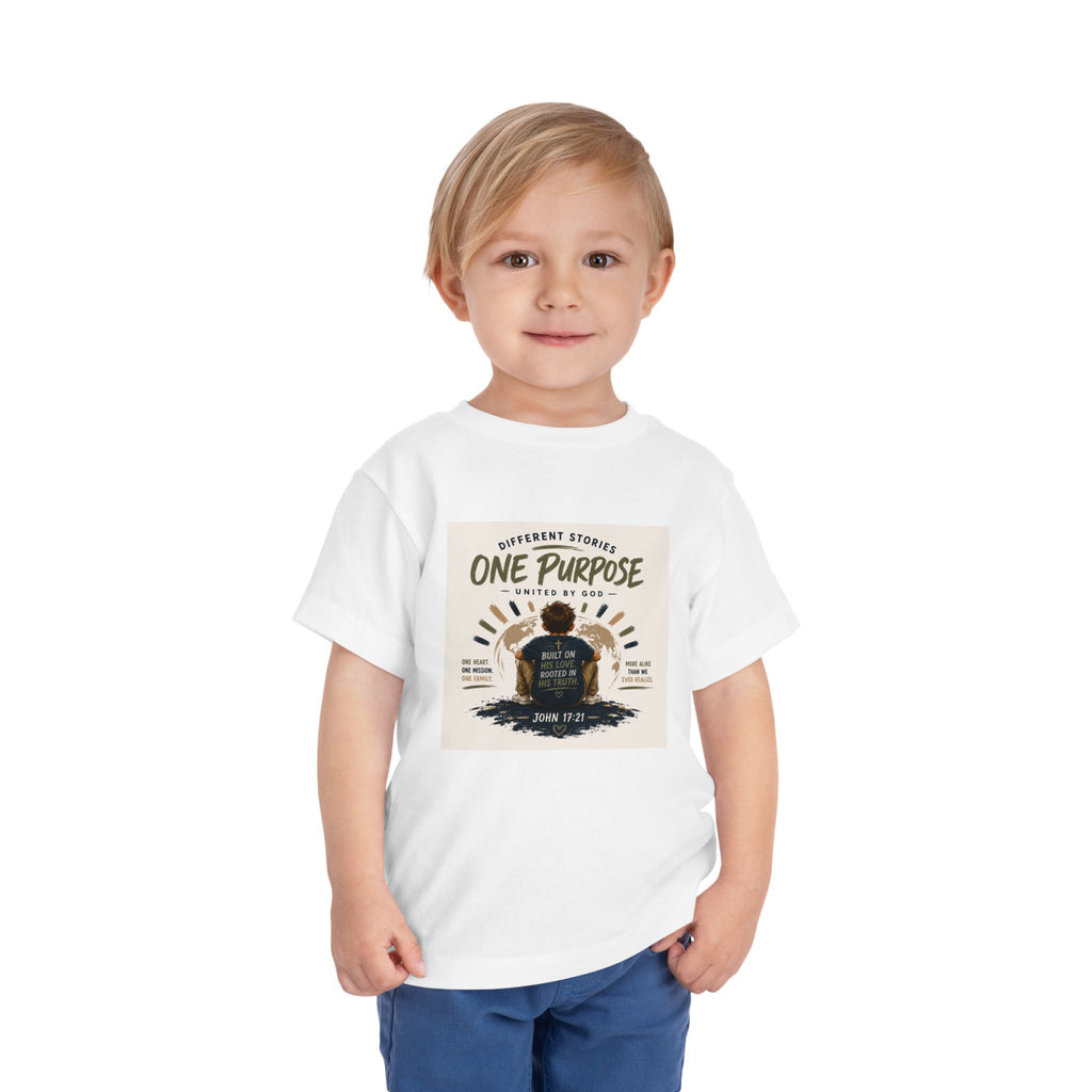 Toddler Tee — "One Purpose" Kids Shirt (John 17:21)