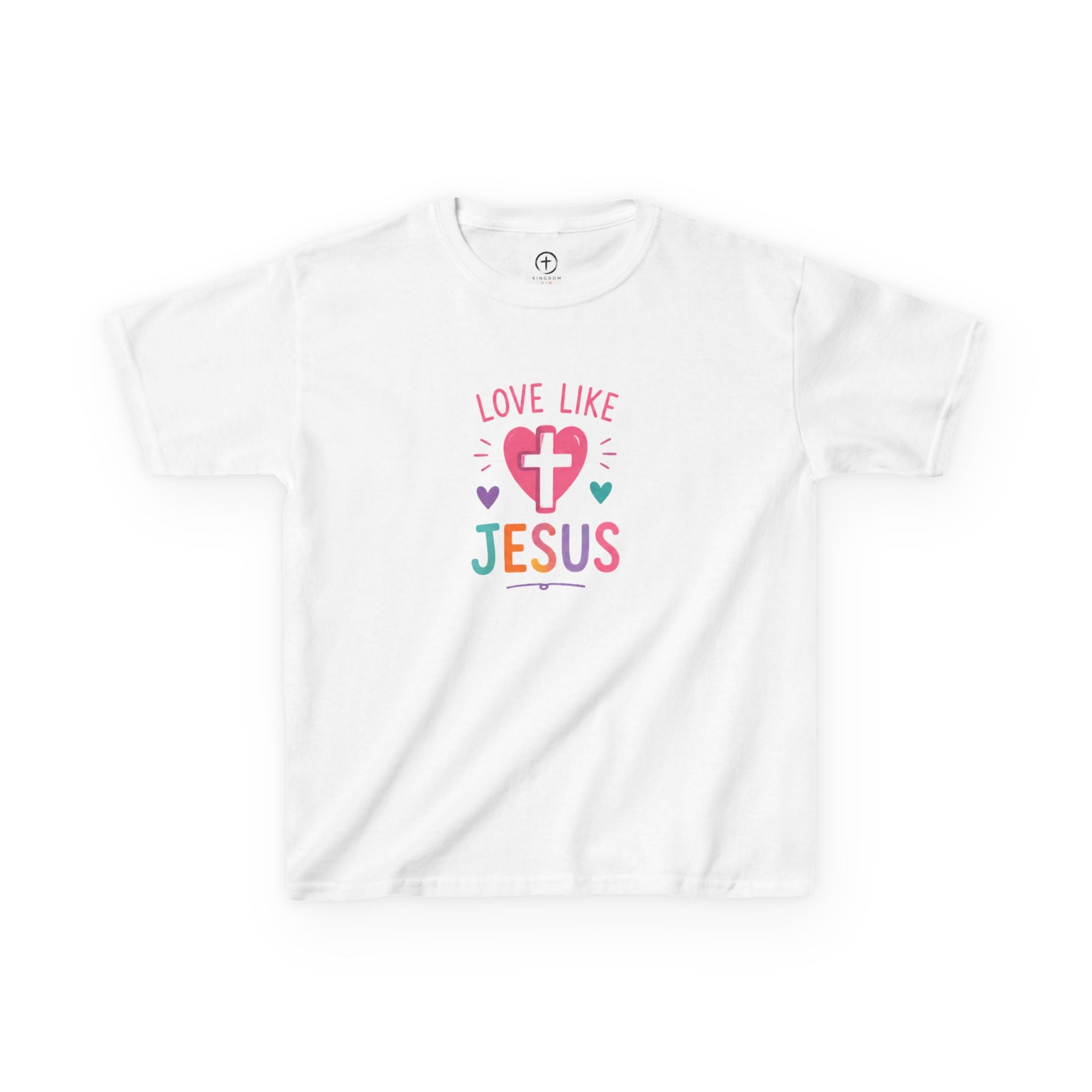 Kids Tee — "Love Like Jesus" Girl's Shirt