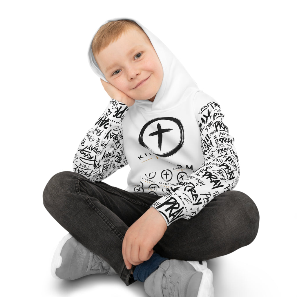 Kingdom Kid Prayer Hoodie — Children's All-Over Print Hoodie