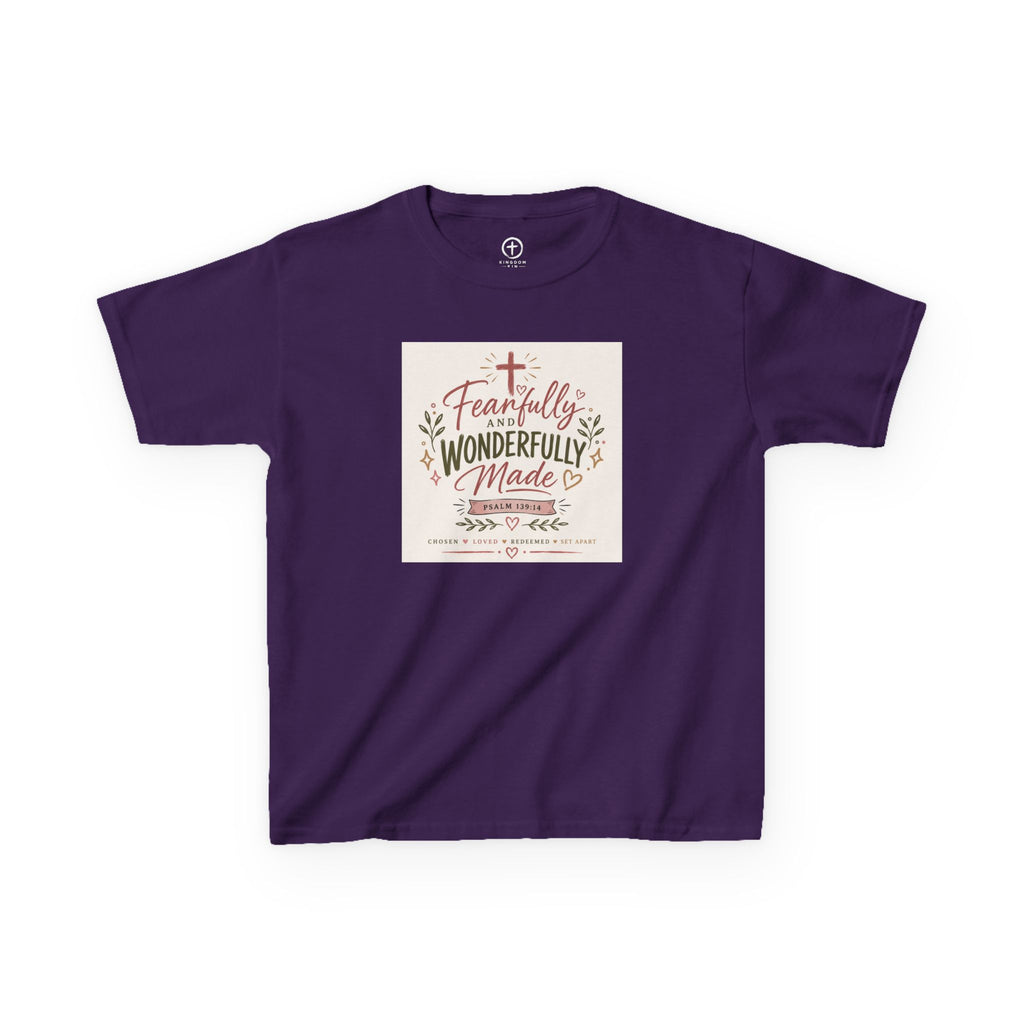 Kids Tee — "Fearfully & Wonderfully Made"