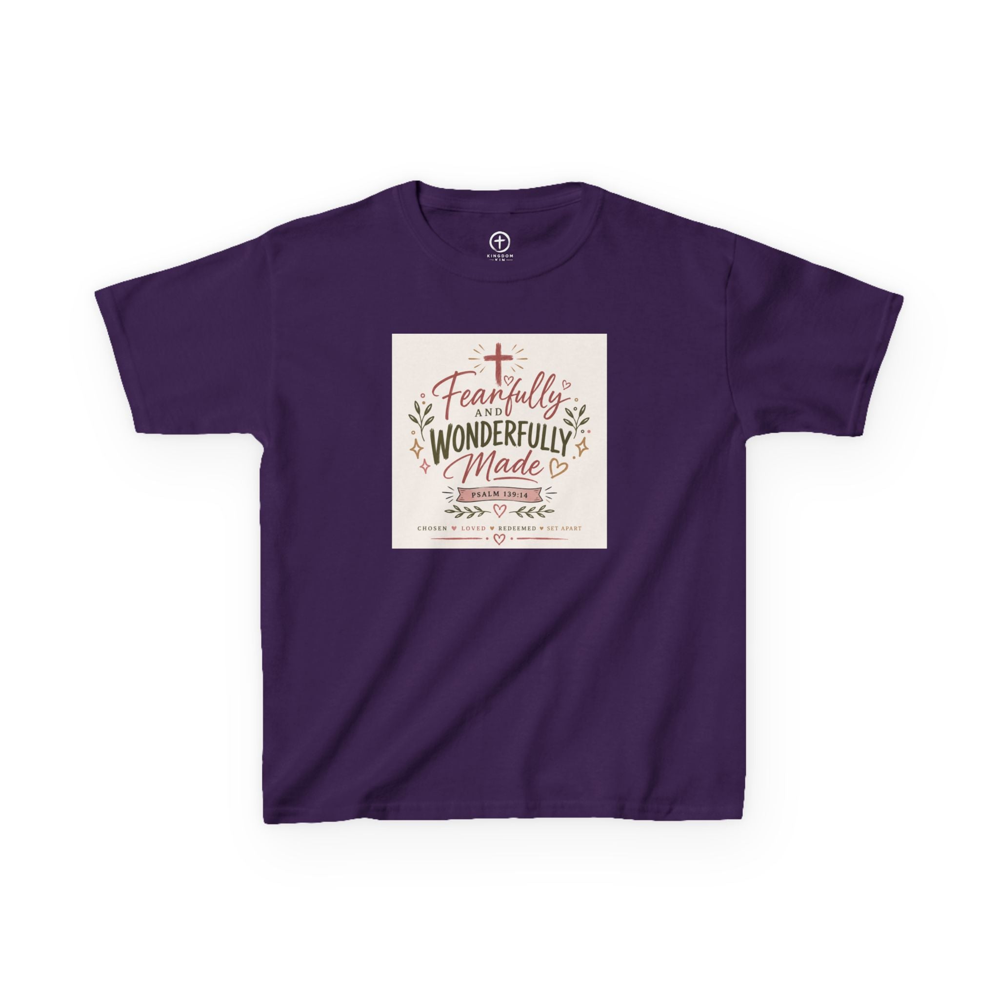 Kids Tee — "Fearfully & Wonderfully Made"