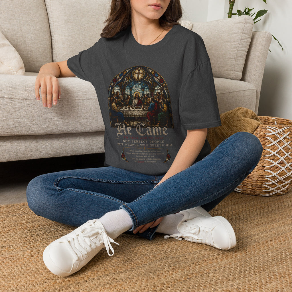 The Last Supper Stained Glass T-Shirt — He Came