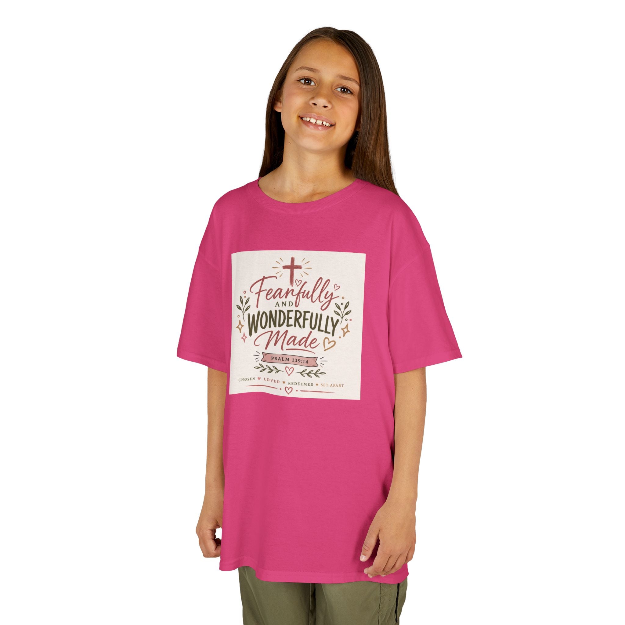 Kids Tee — "Fearfully & Wonderfully Made"