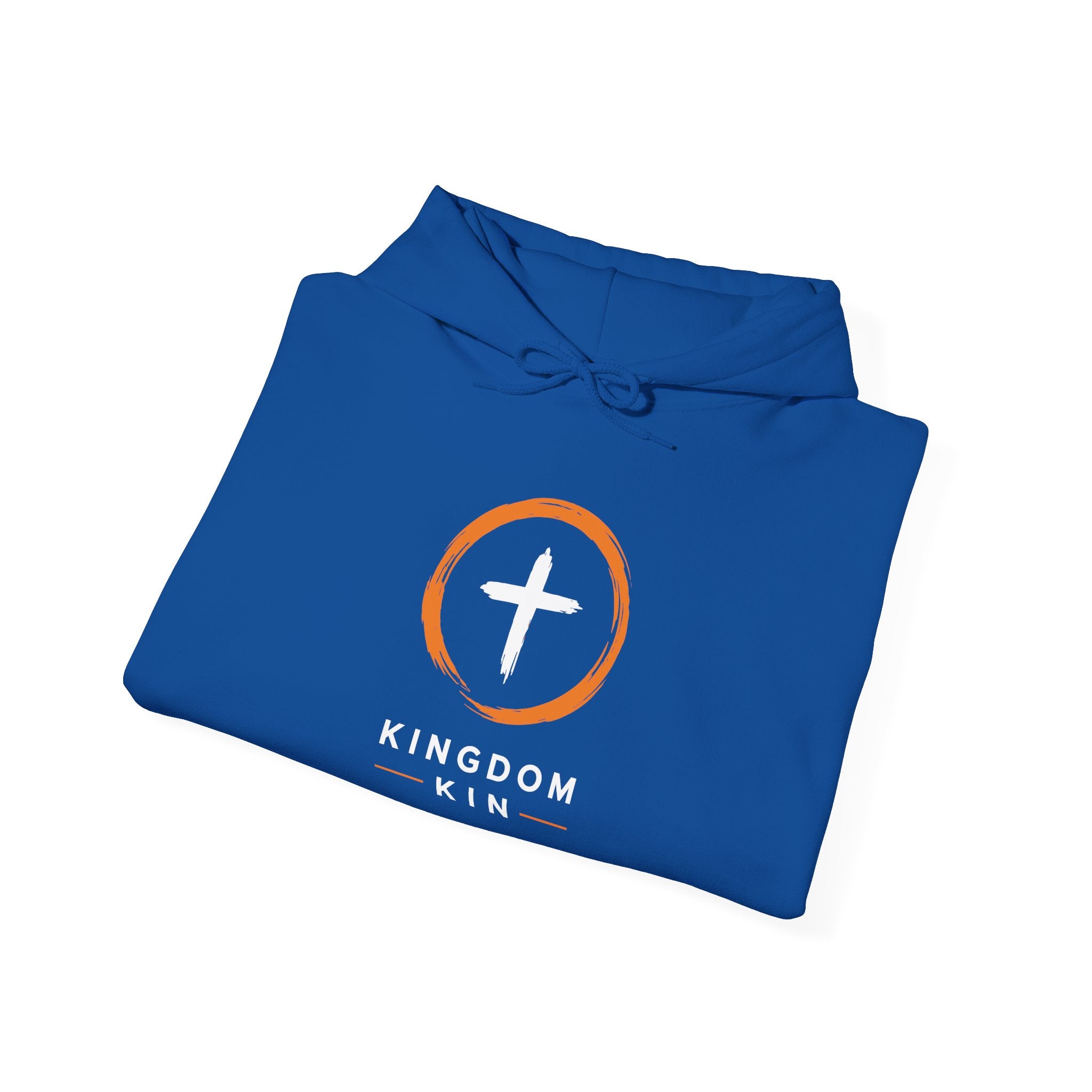 Kingdom Kin "ORANGE/WHITE" UNISEX HOODIE